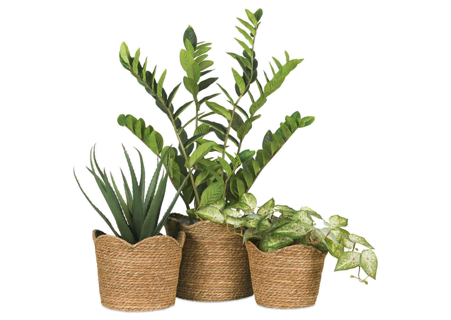 Cache-pot moyen tissé Diani