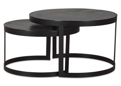 Irwin Nesting Coffee Table Set -Bronze