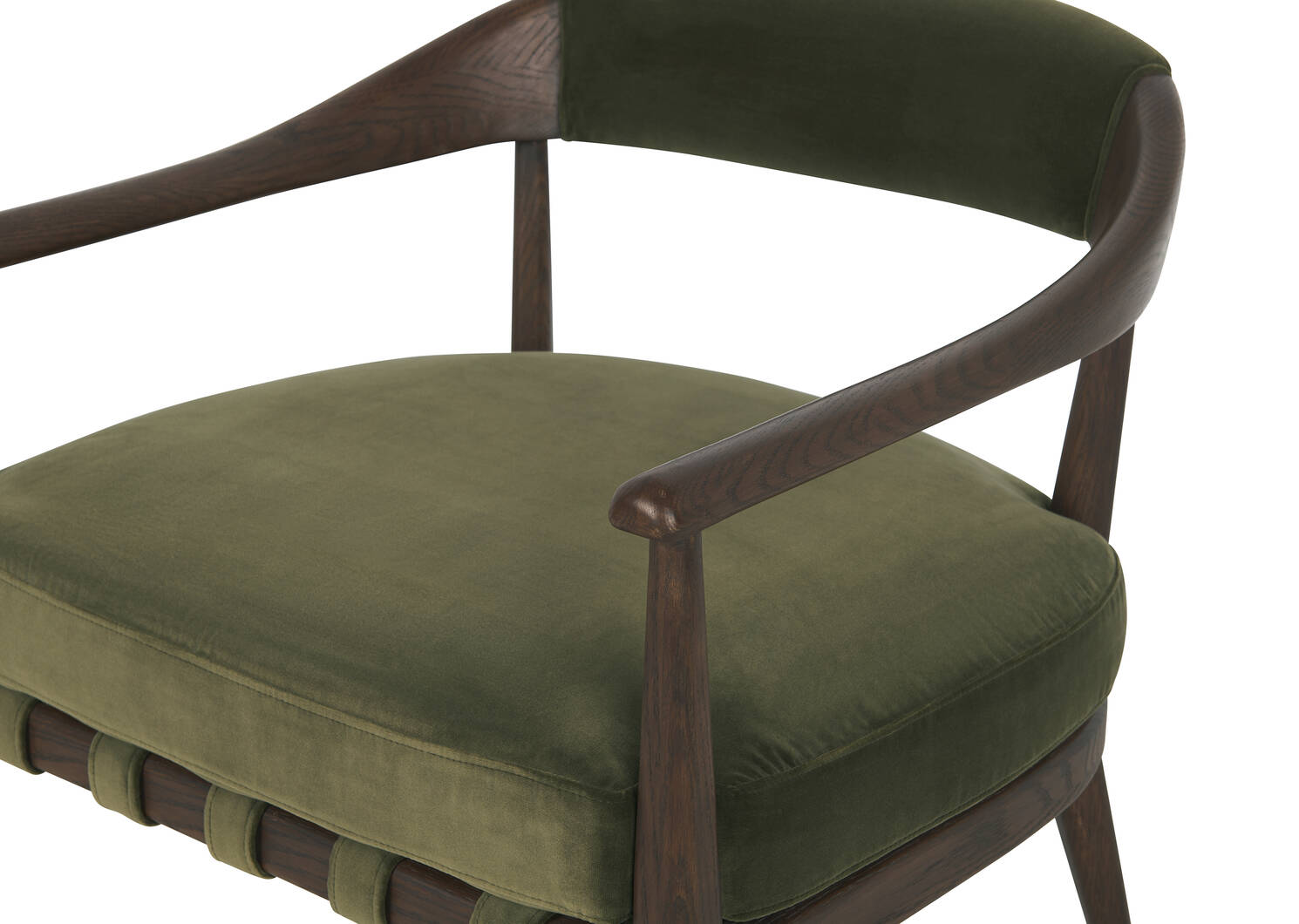 Fauteuil Bosco -Rya olive