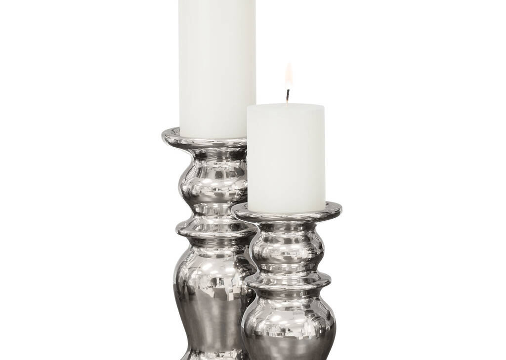 Lawson Candle Holders - Silver