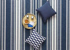 Matira Rug - Stripe Atlantic/Ivory