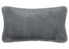 Kingston Faux Fur Pillow 14x24 Grey