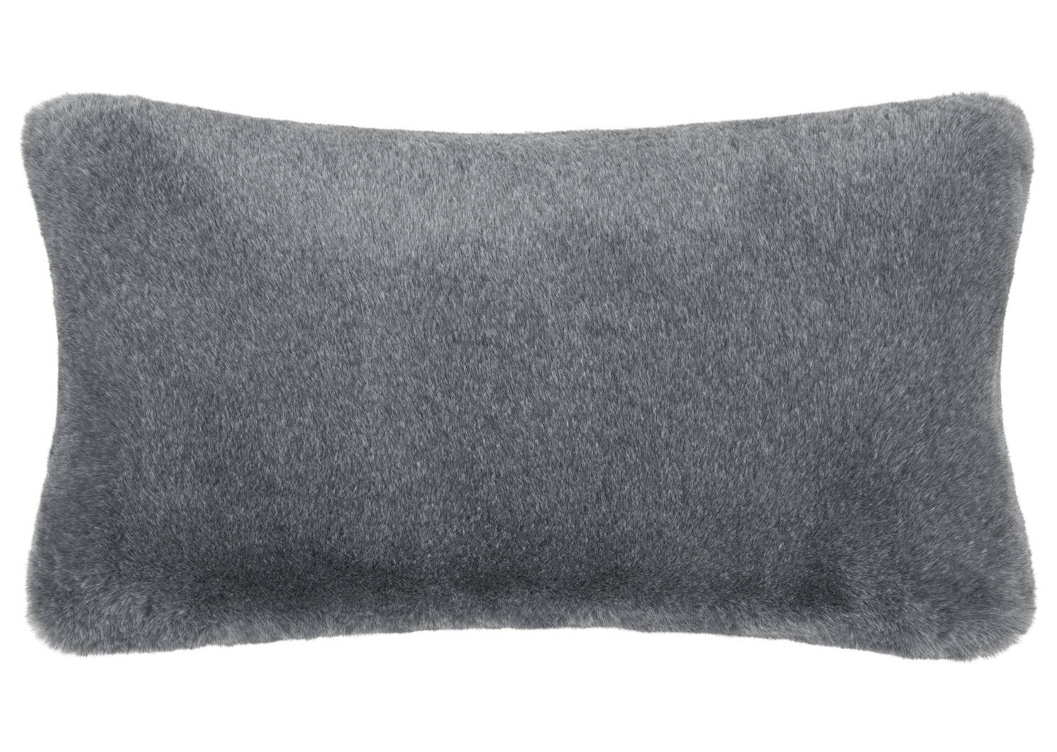 Coussin f. fourrure Kingston 14x24 gris