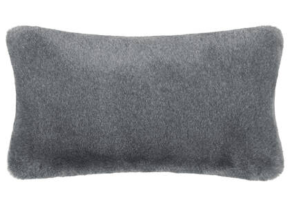 Coussin f. fourrure Kingston 14x24 gris