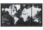 Mapped Out Wall Art Black