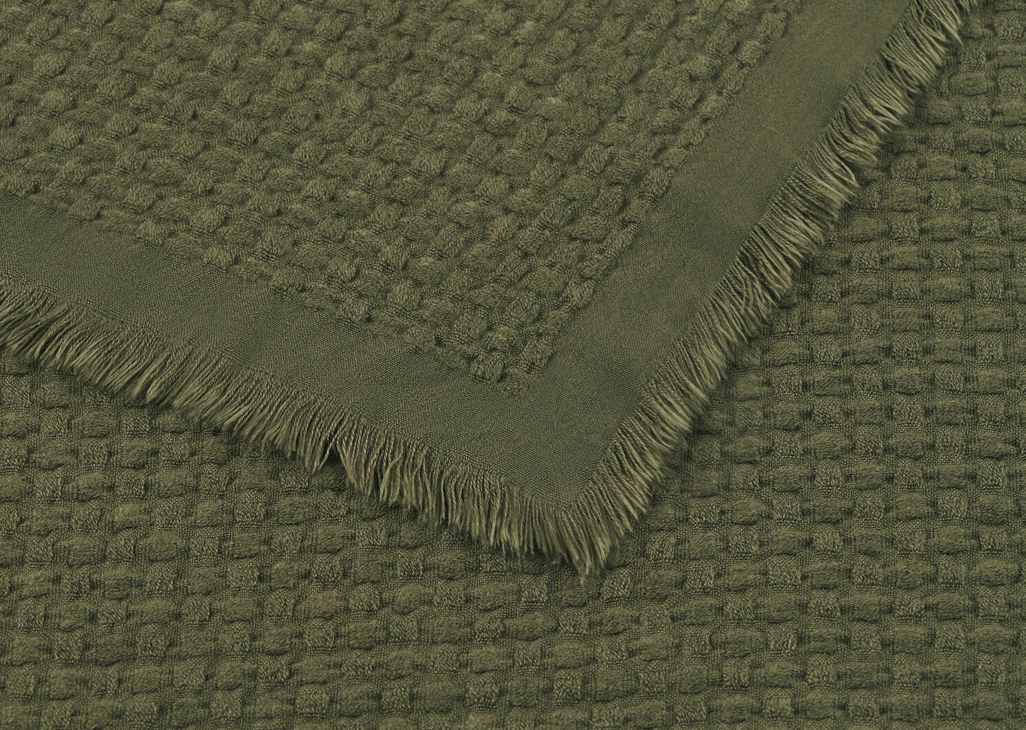 Knox Waffle Throw Woodland