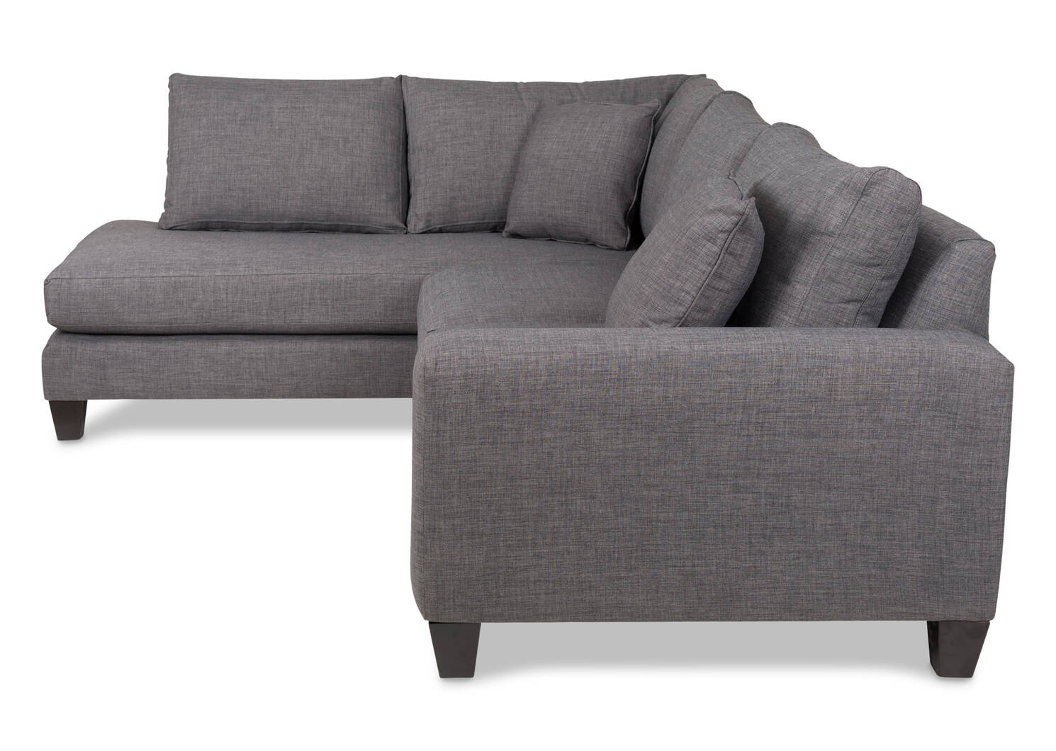 Bronx Sectional -Tony Charcoal, LCF