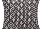 Coussin Spiro 20x20 gris foncé/blanc