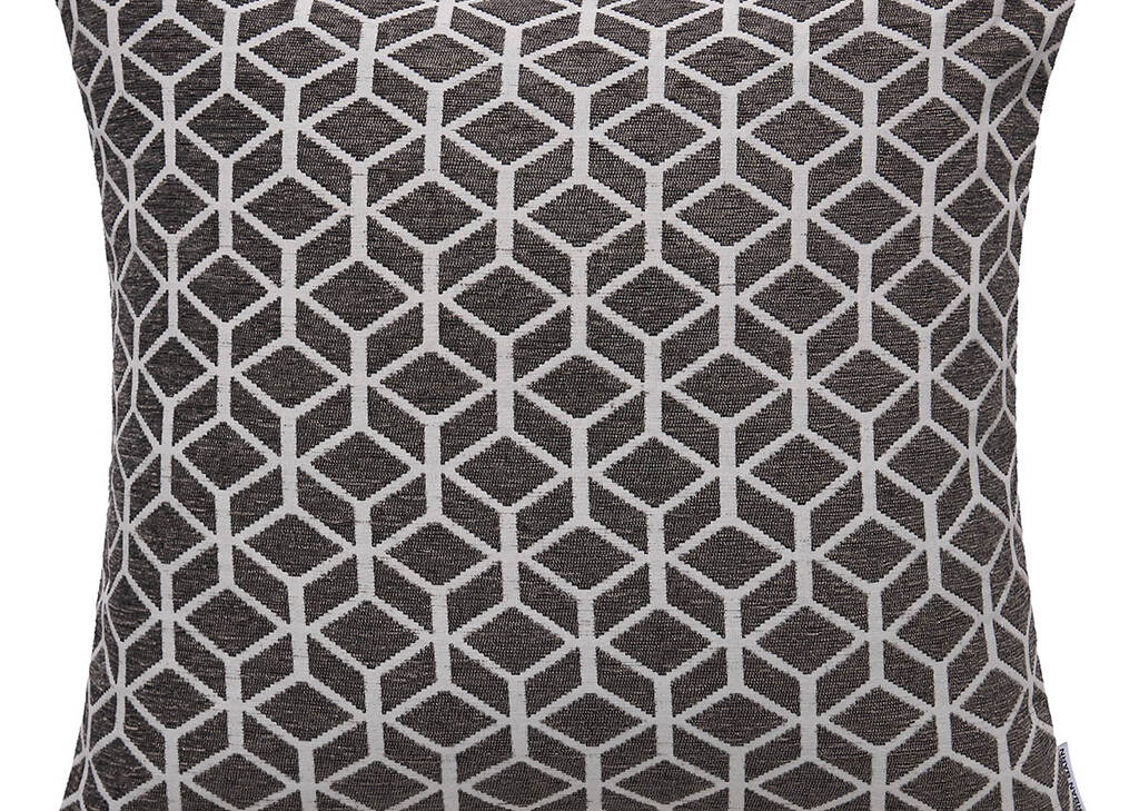 Spiro Toss 20x20 Dark Grey/White