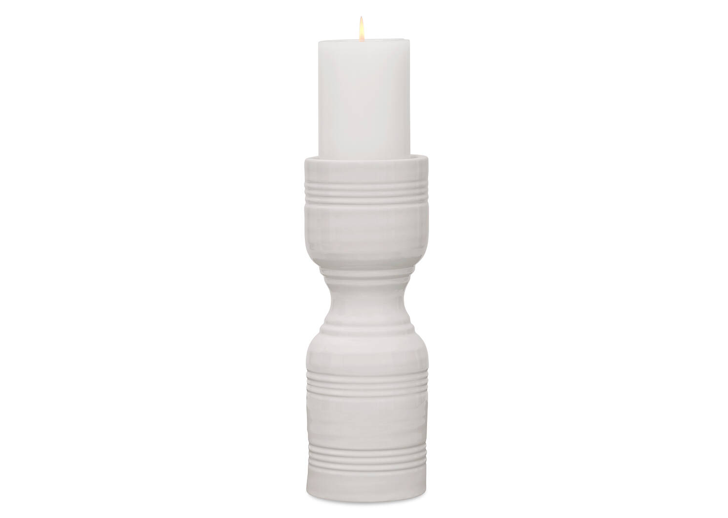 Rife Candle Holders - Milk