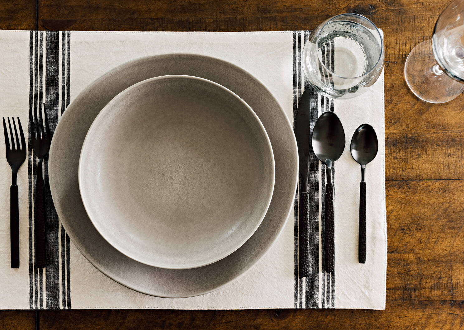 Colette Stripe Cotton Placemat