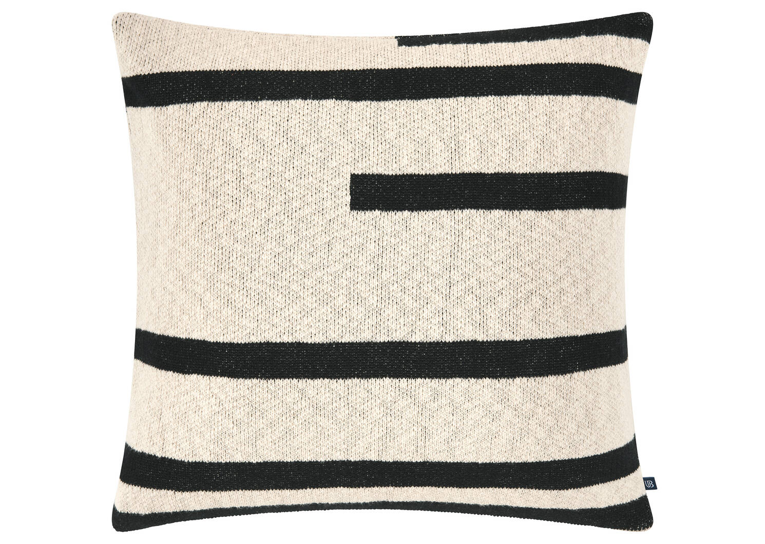 Noomi Cotton Pillow 20x20 Natural/Bla