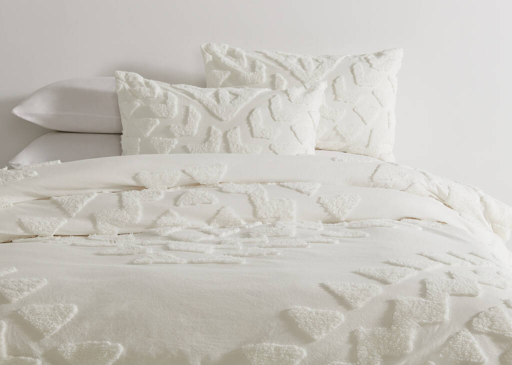 Rooney Duvet Set Queen Ivory