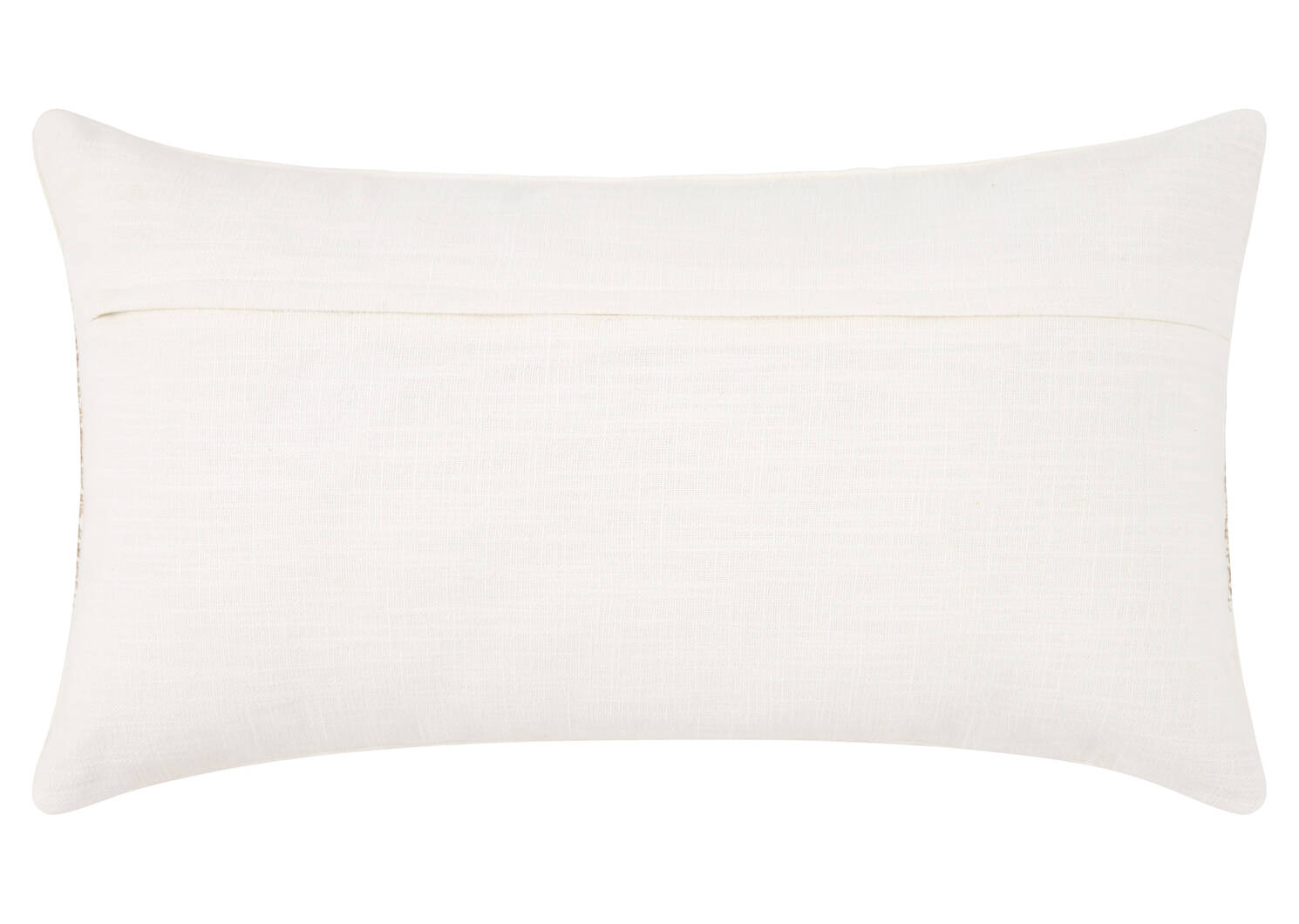 Coussin Elwyn 12x22 ivoire/cendré