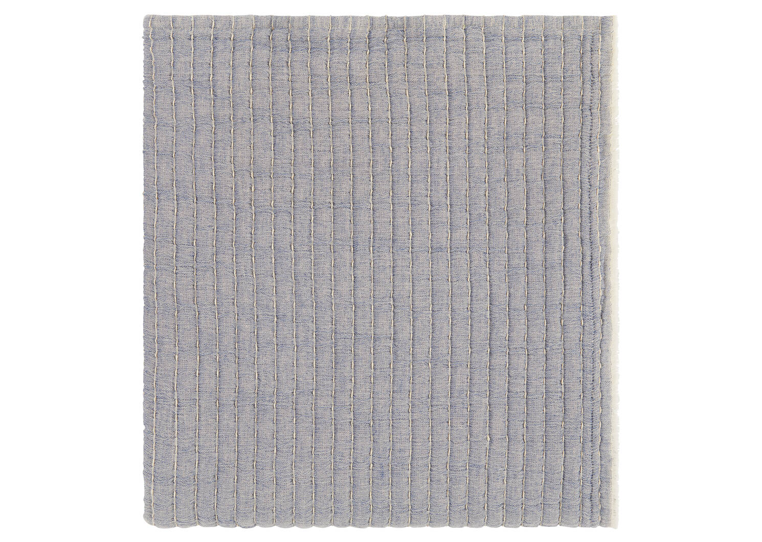Crestview Cotton Throw Blue
