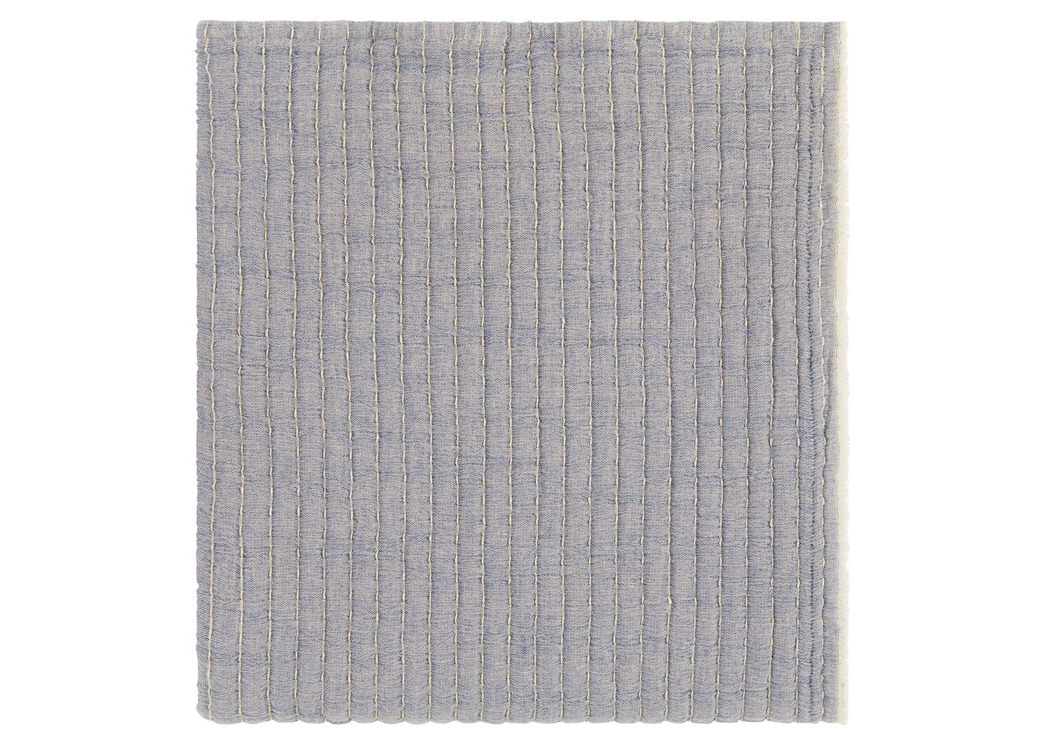 Crestview Cotton Throw Blue