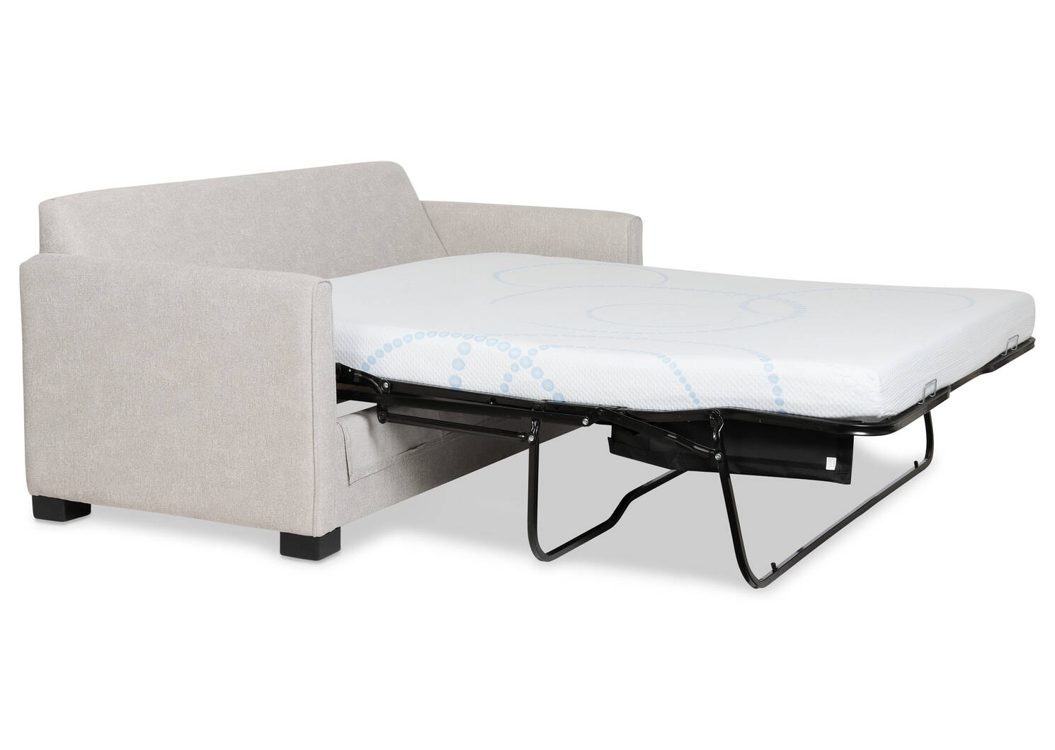Azure Sofa w/ Queen Bed -Aiden Platinum