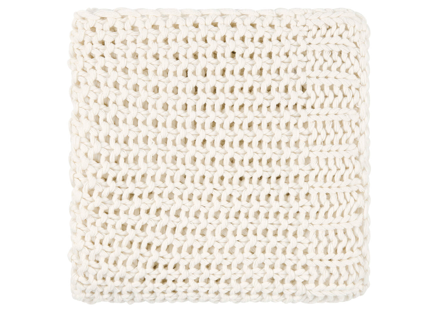 Wardell Cotton Chunky Throw Ivory