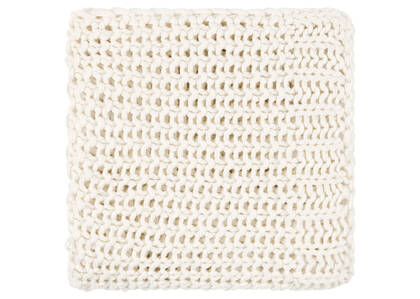 Wardell Cotton Chunky Throw Ivory