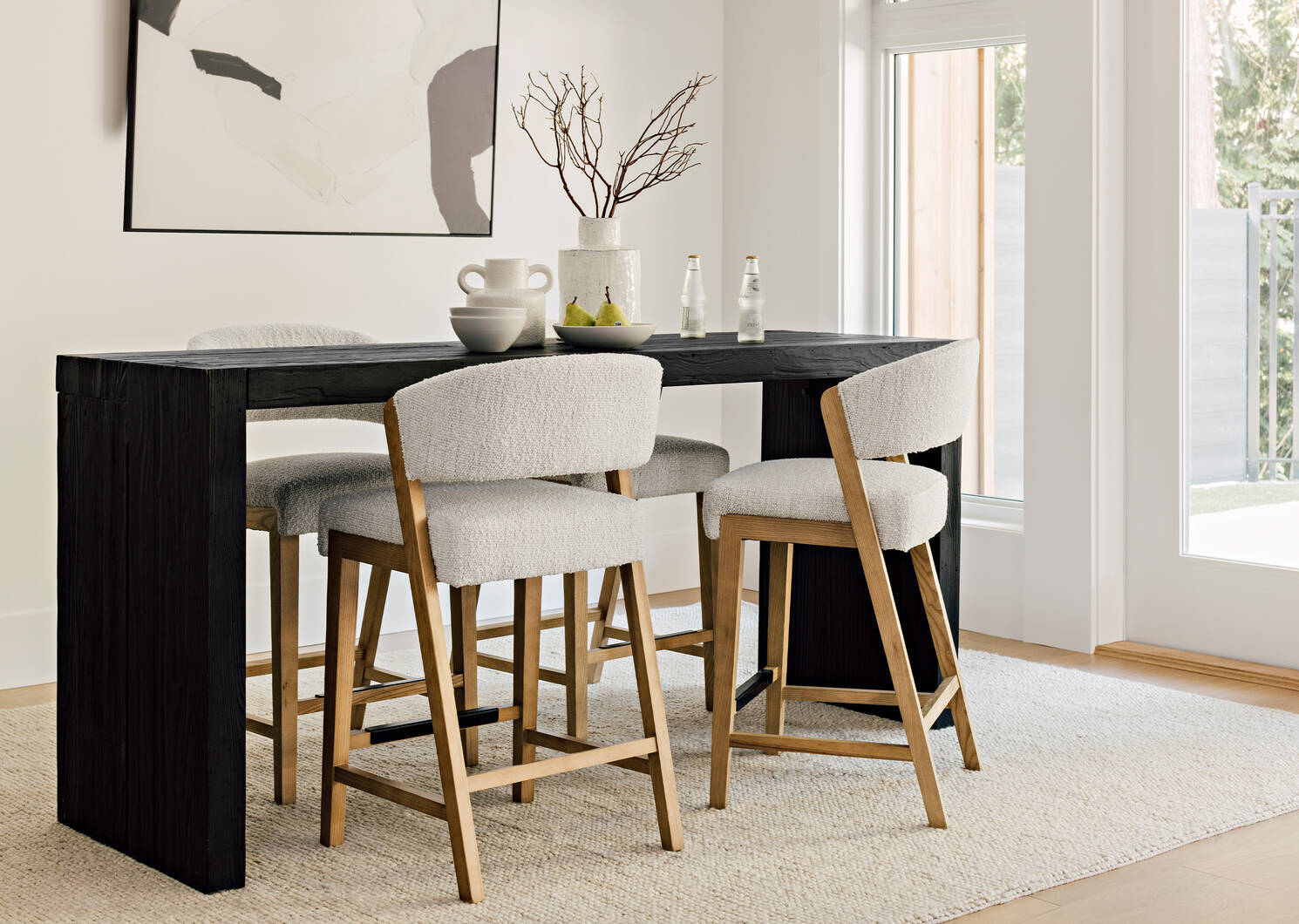 Tabouret Willaby -Luly ivoire