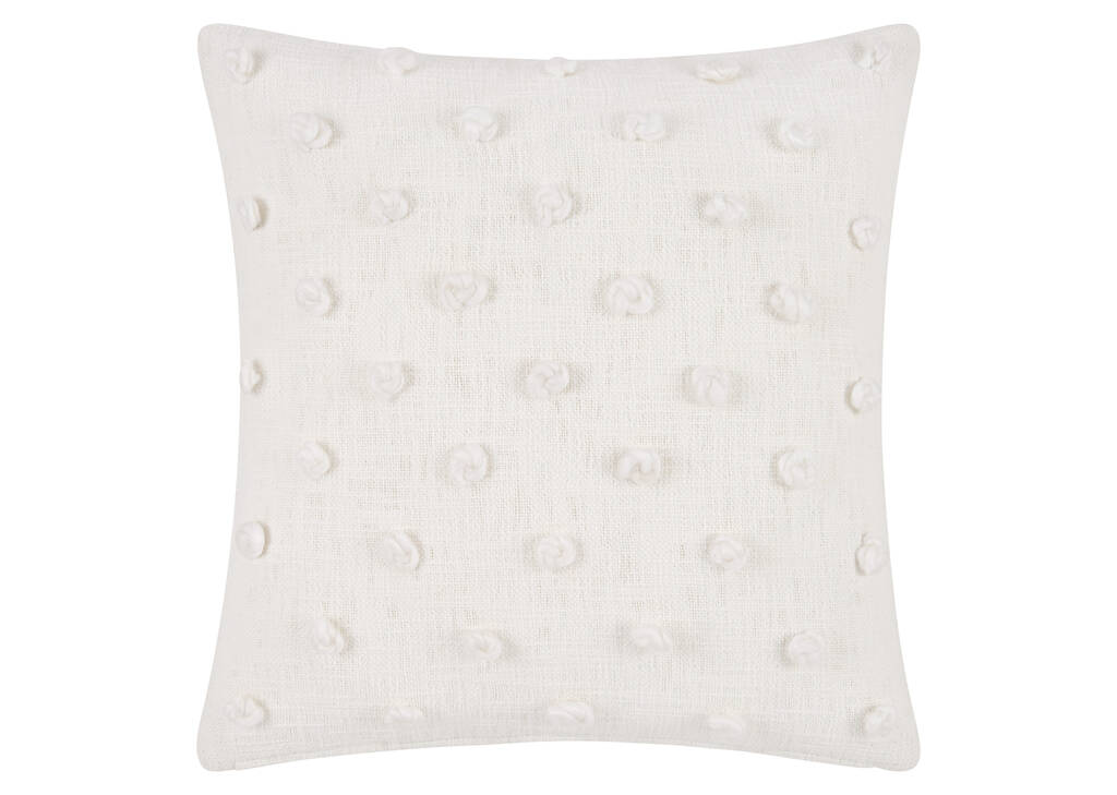 Daphne Pom Pom Toss 20x20 Ivory