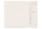 Elan Chenille Throw Ivory