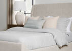 Thalia Cotton Pillow 14x24 Blue