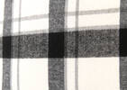 Jace Plaid Pillow 20x20 Black/White
