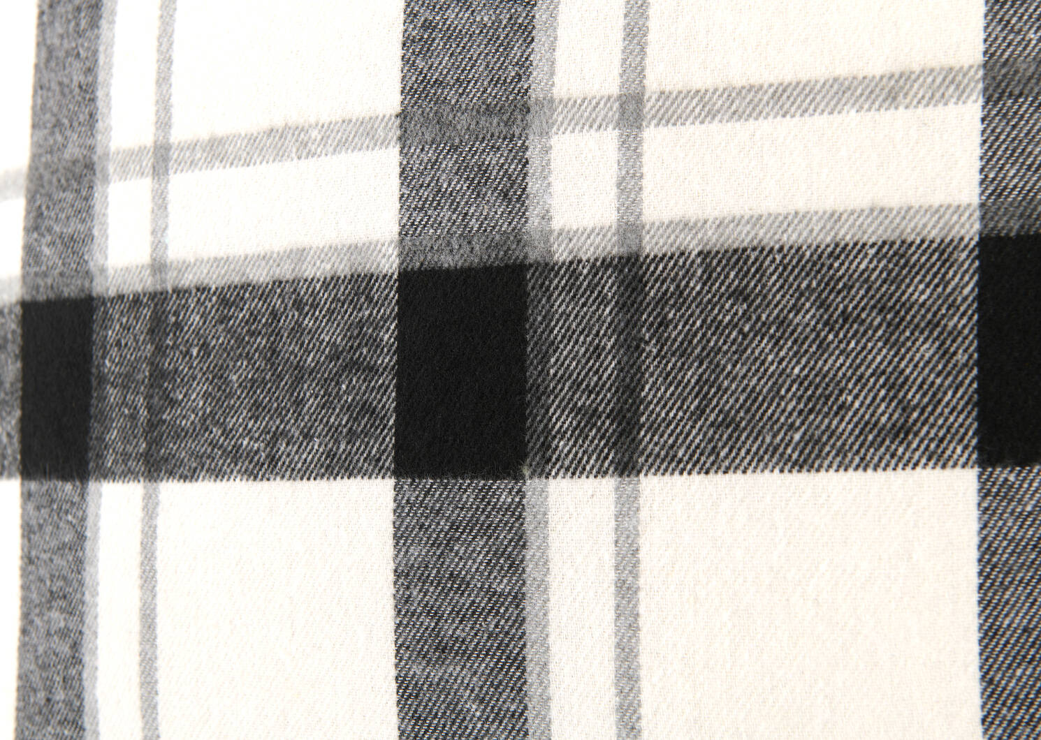 Jace Plaid Pillow 20x20 Black/White