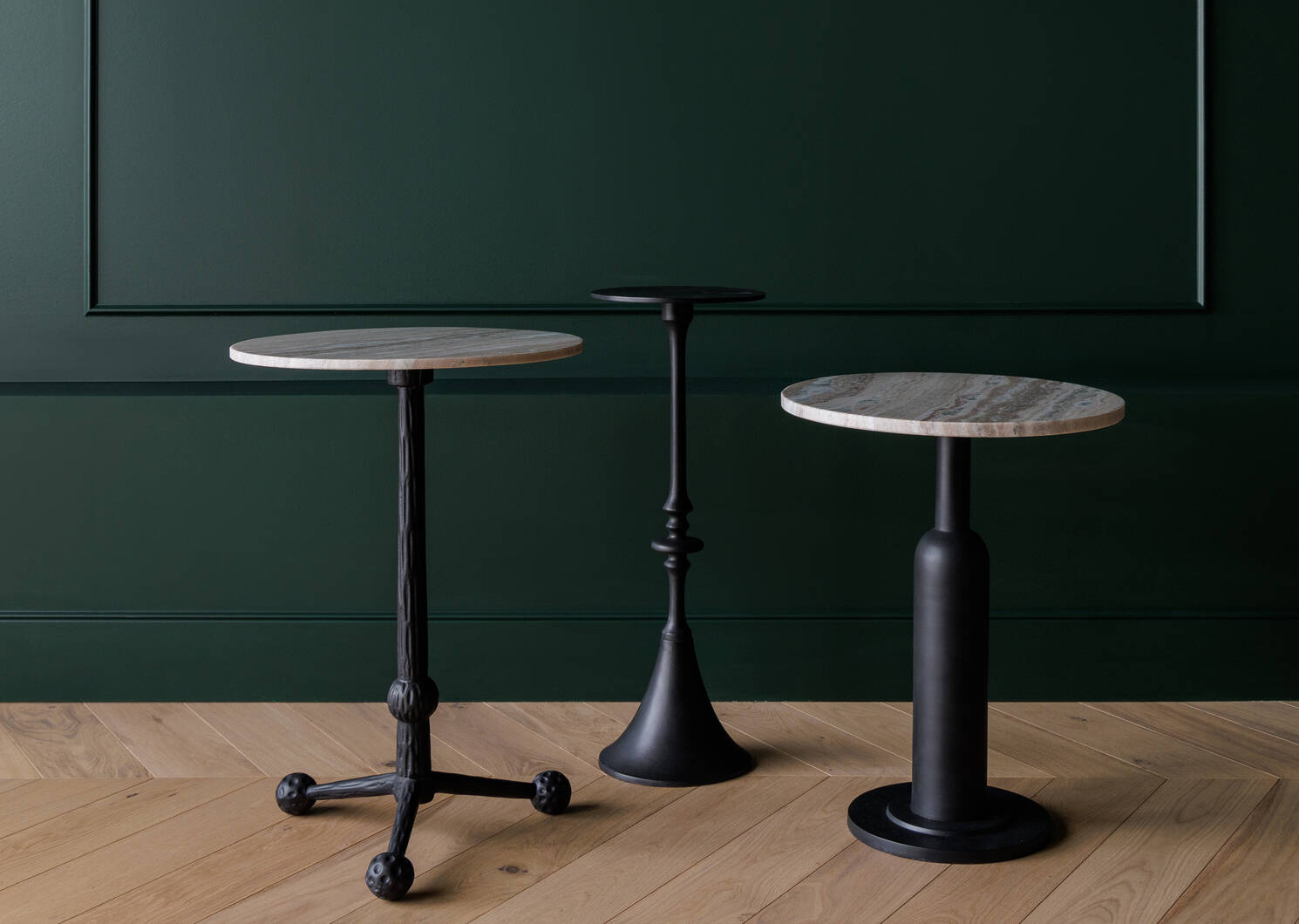 Aly Velji Marble Accent Table