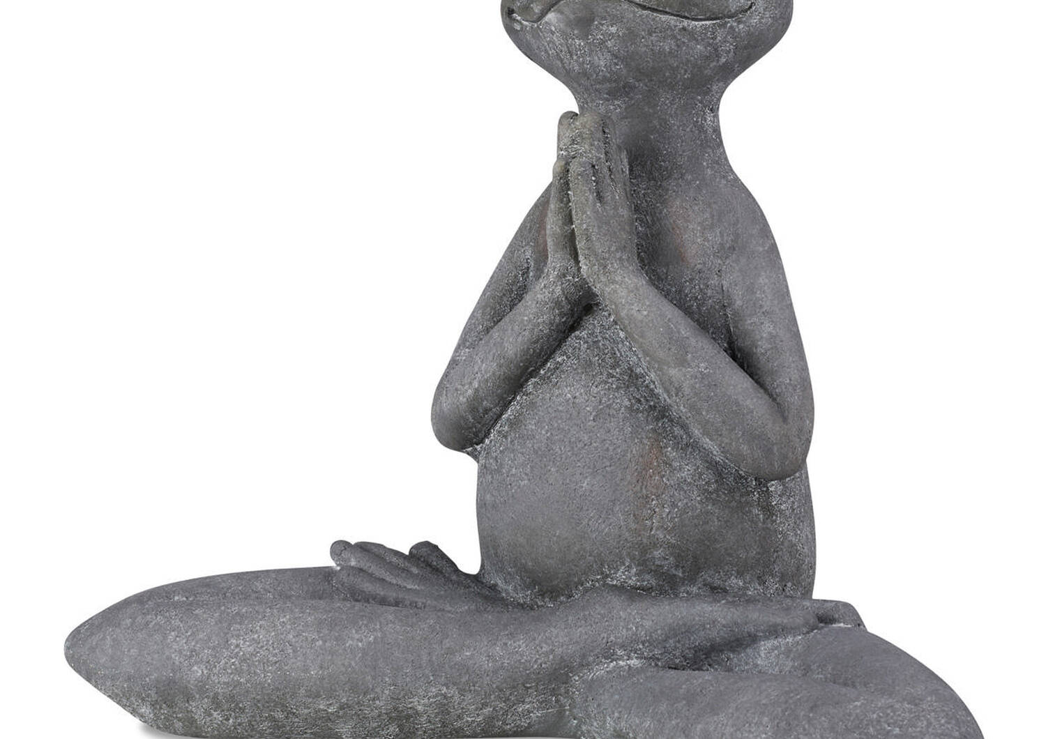 Asana Yoga Frog Prayer Hands Grey