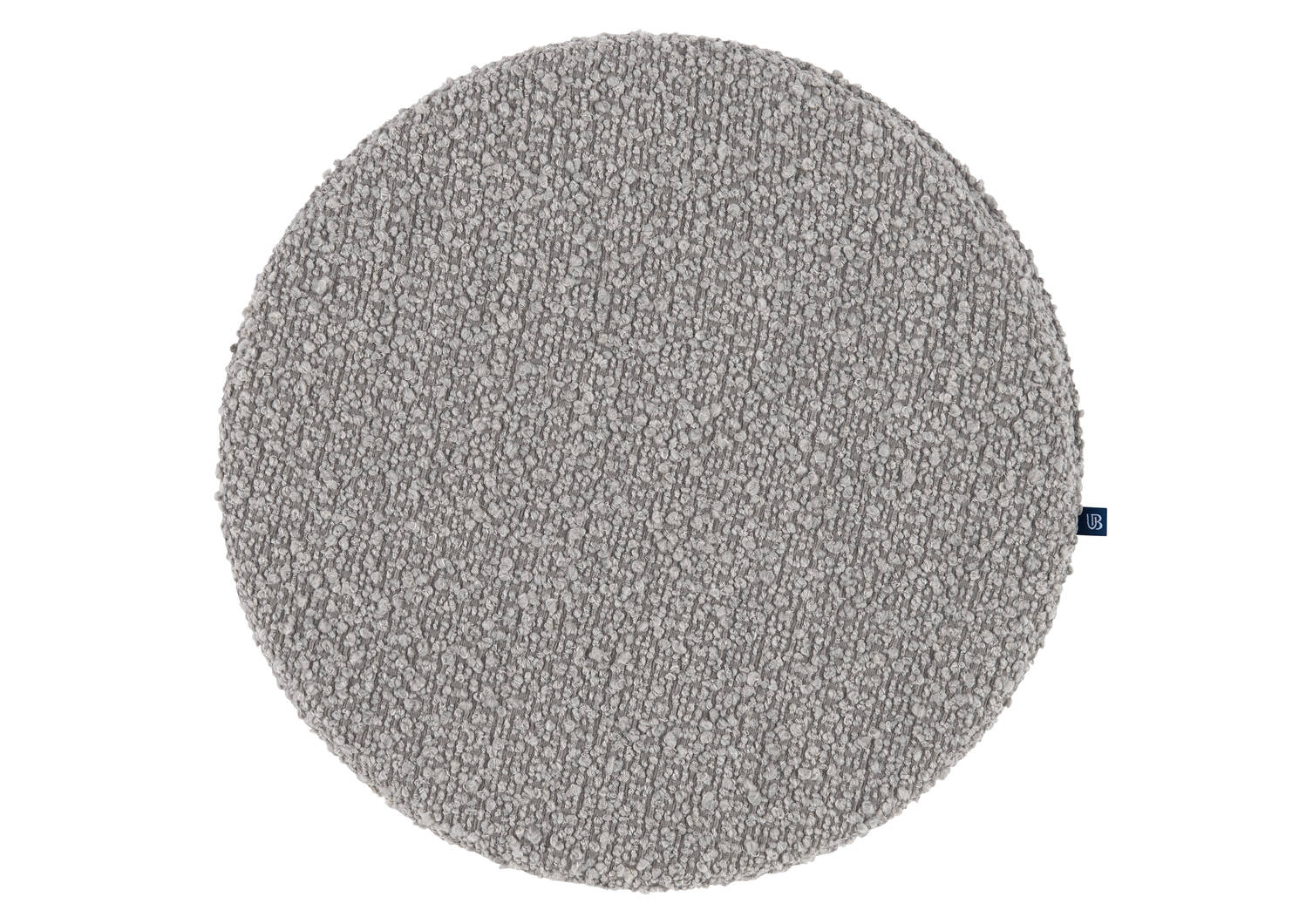 Coussin de siège bouclé Circle gris