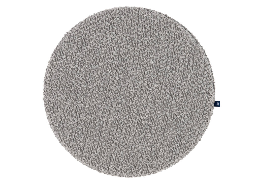Coussin de siège bouclé Circle gris