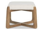 Brona Square 20" Ottoman -Amalie Ivory