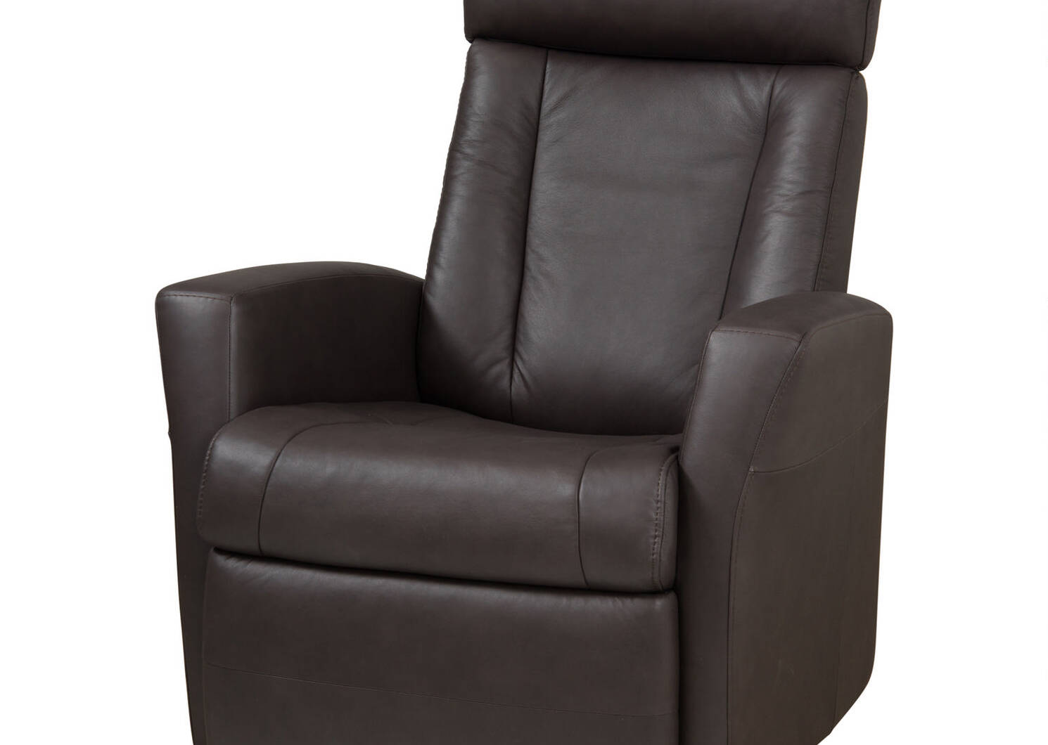 Belvedere Leather Recliner -Tre Brown