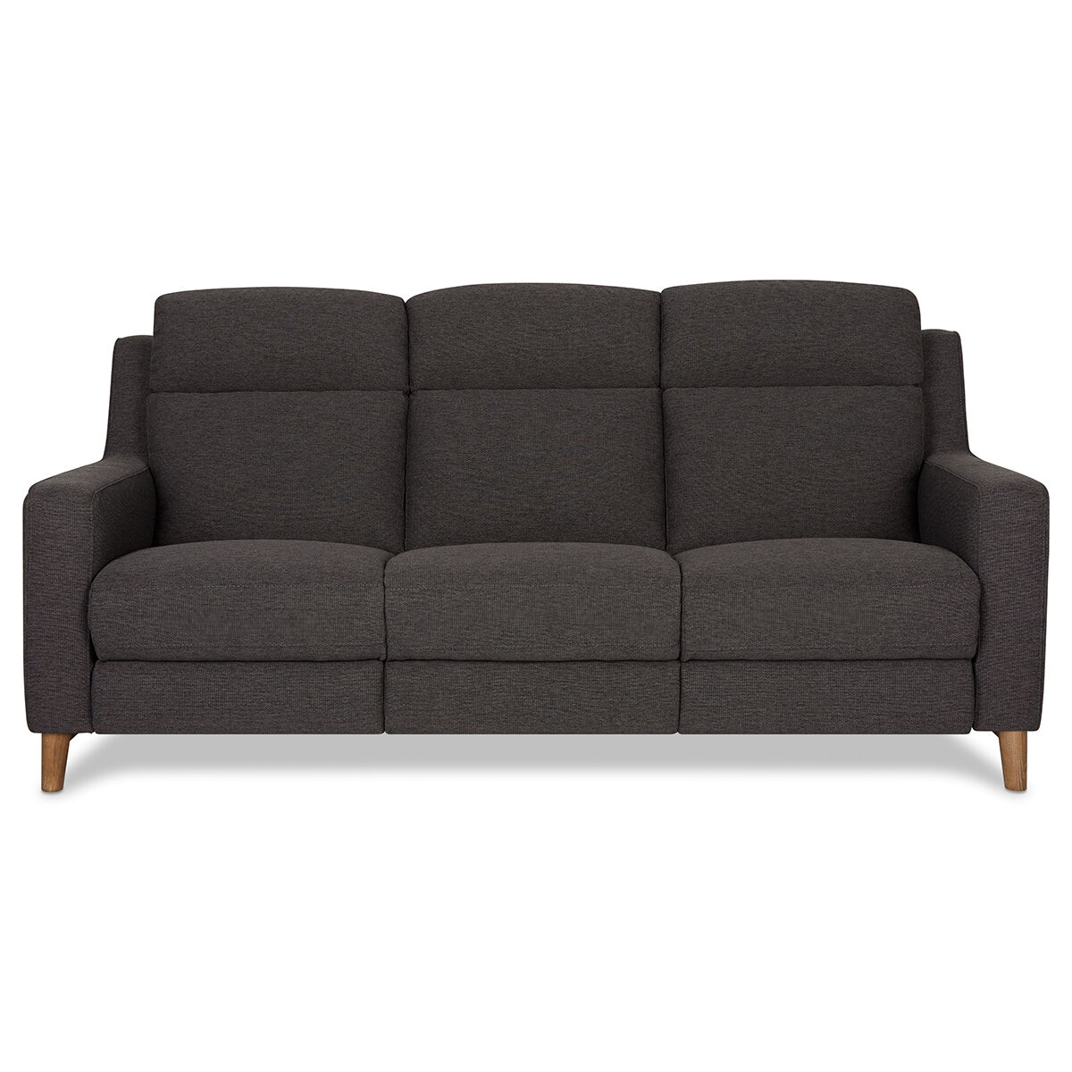 Reclining sofa with wooden legs new arrivals