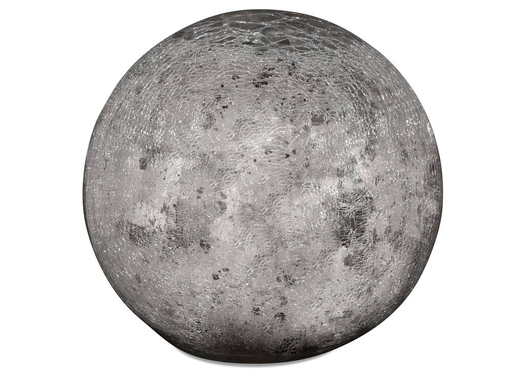 Grande boule décor. Donatella argentée