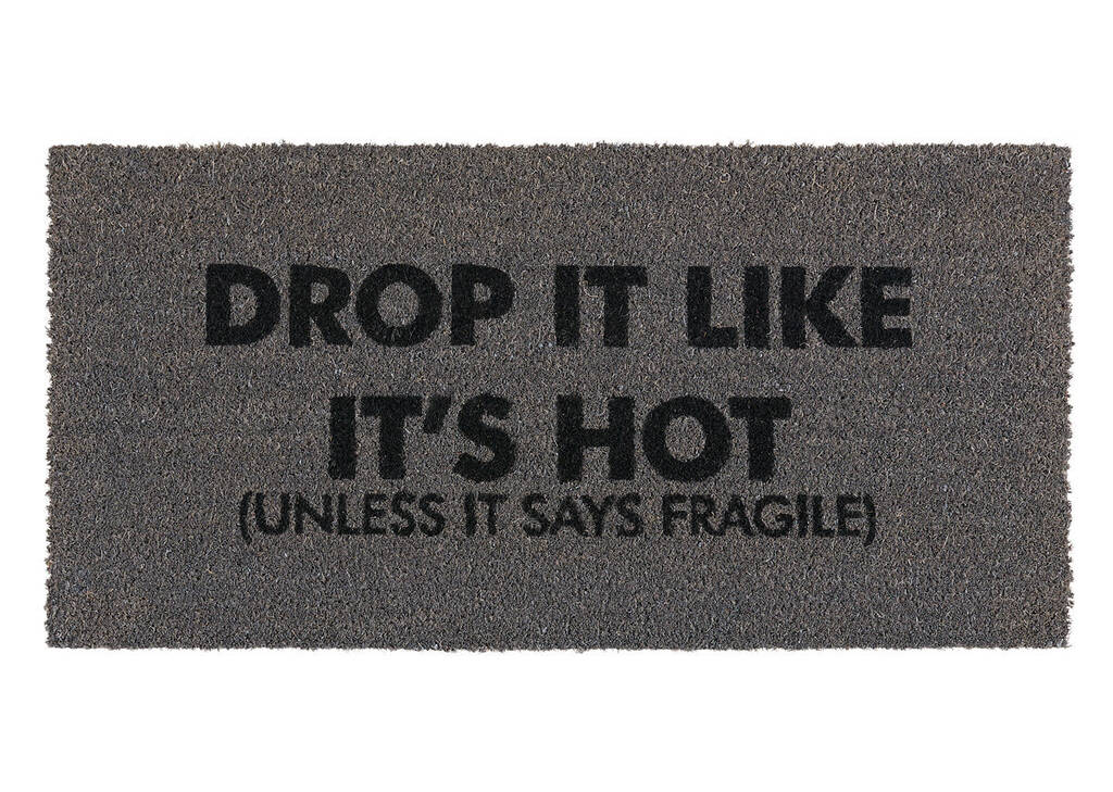 Paillasson Drop It gris
