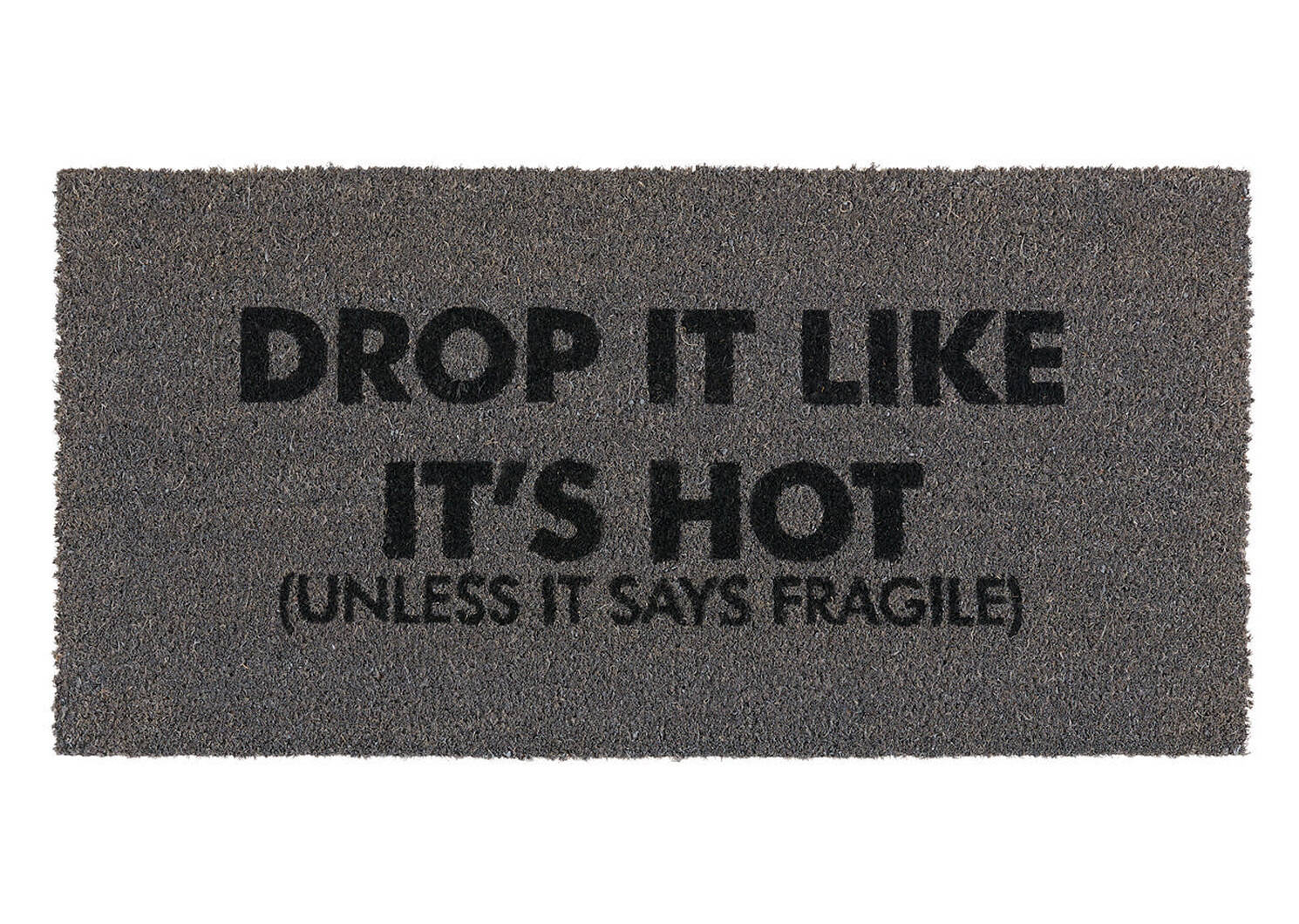 Drop It Doormat Grey