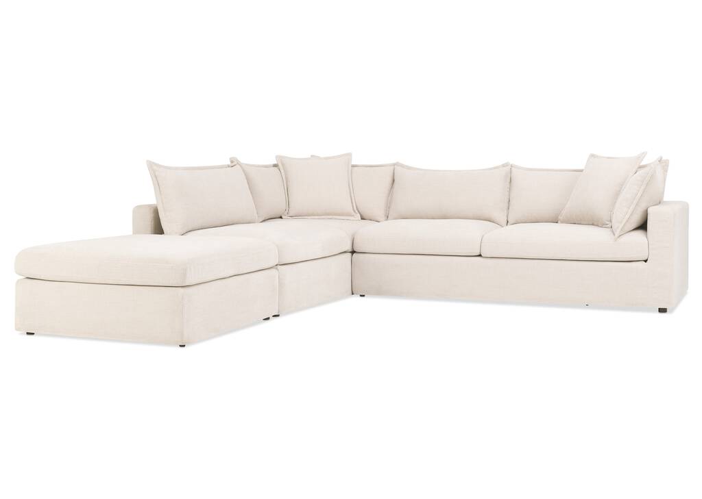 Eloise Ottoman -Nile Cream