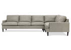 Savoy Custom Leather 2PC Sectional