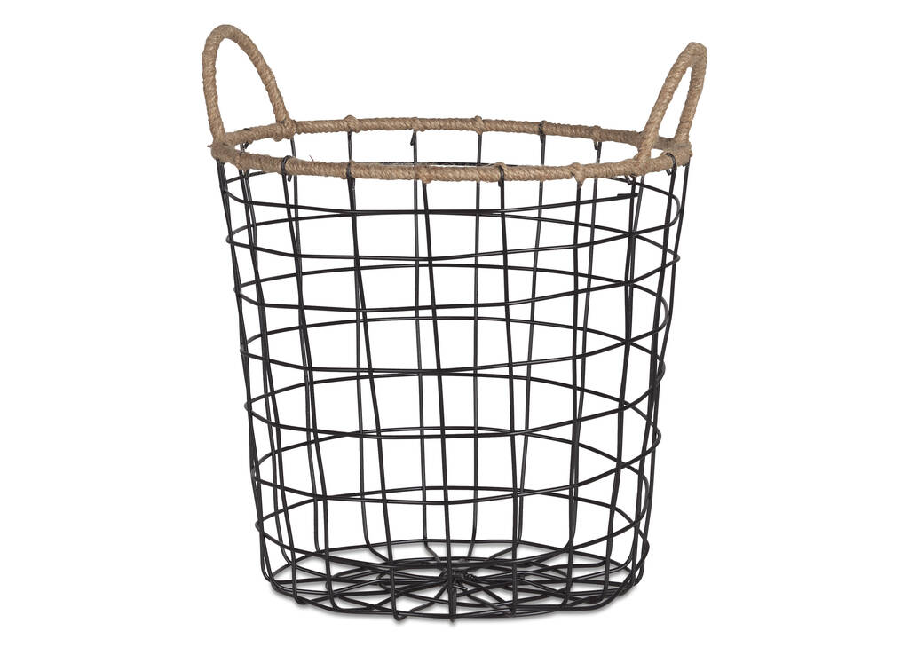Jackman Wire Basket Small Natural/Bla