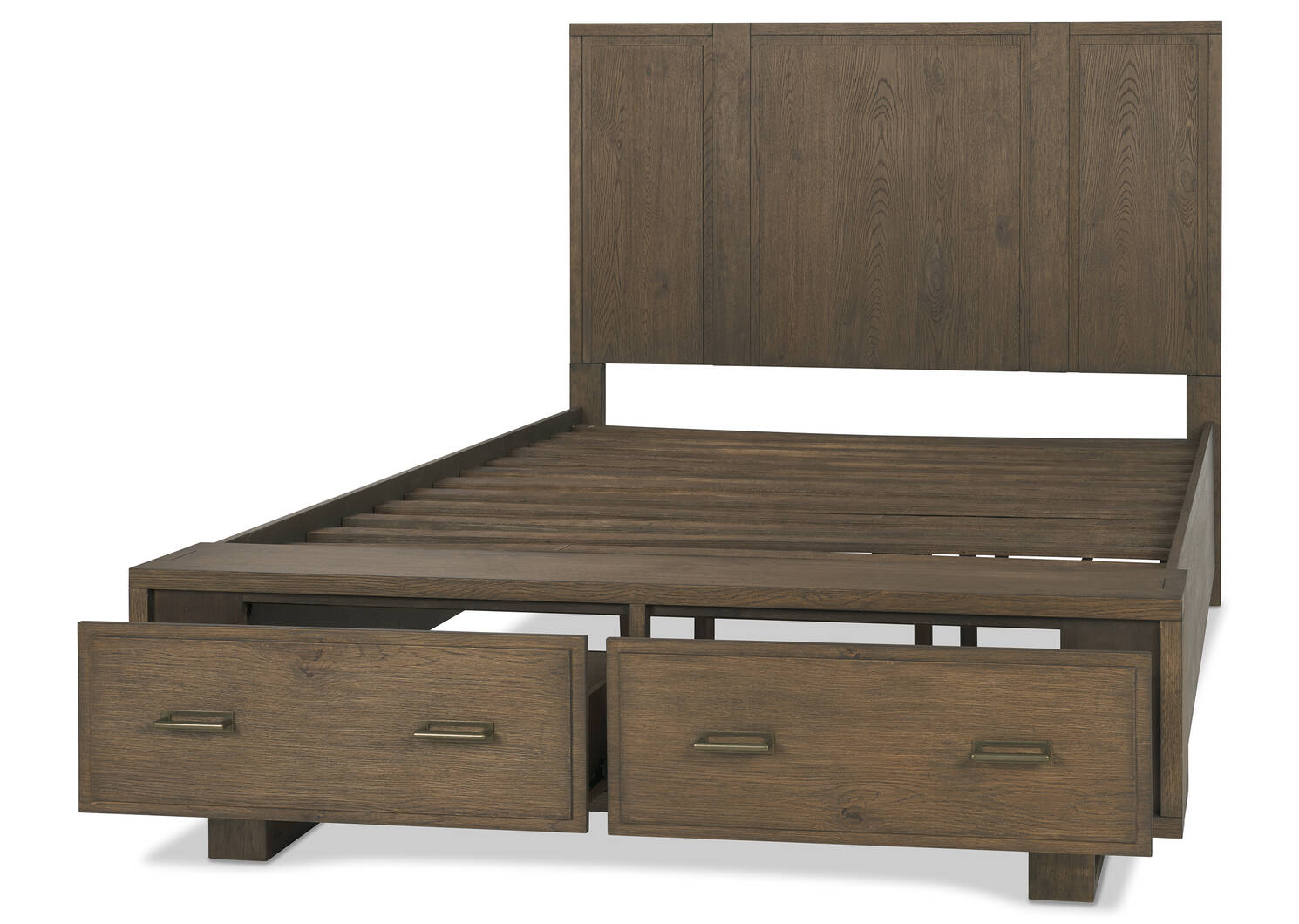 Namara Storage Bed -Amelio Buff, QUEEN