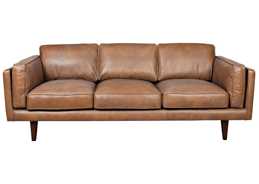 Diego Leather Sofa -Ox Tan