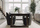 Kayce Ext Dining Table -Rhome Bistre