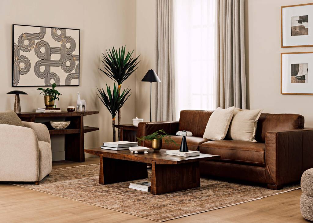 Percival Coffee Table -Lawson Umber