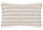 Novoli Striped Pillow 14x24 Nat/Black