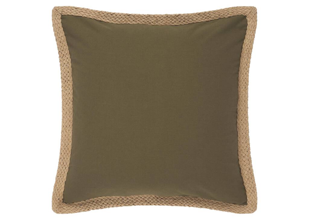 Acre Trim Toss 20x20 Olive/Jute