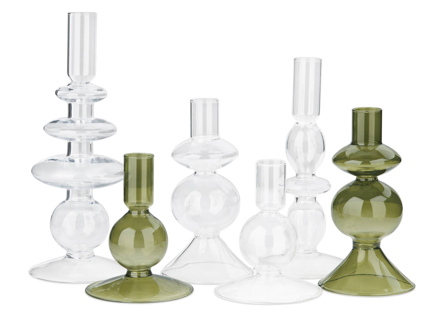 Bobbi Candle Holder Clear