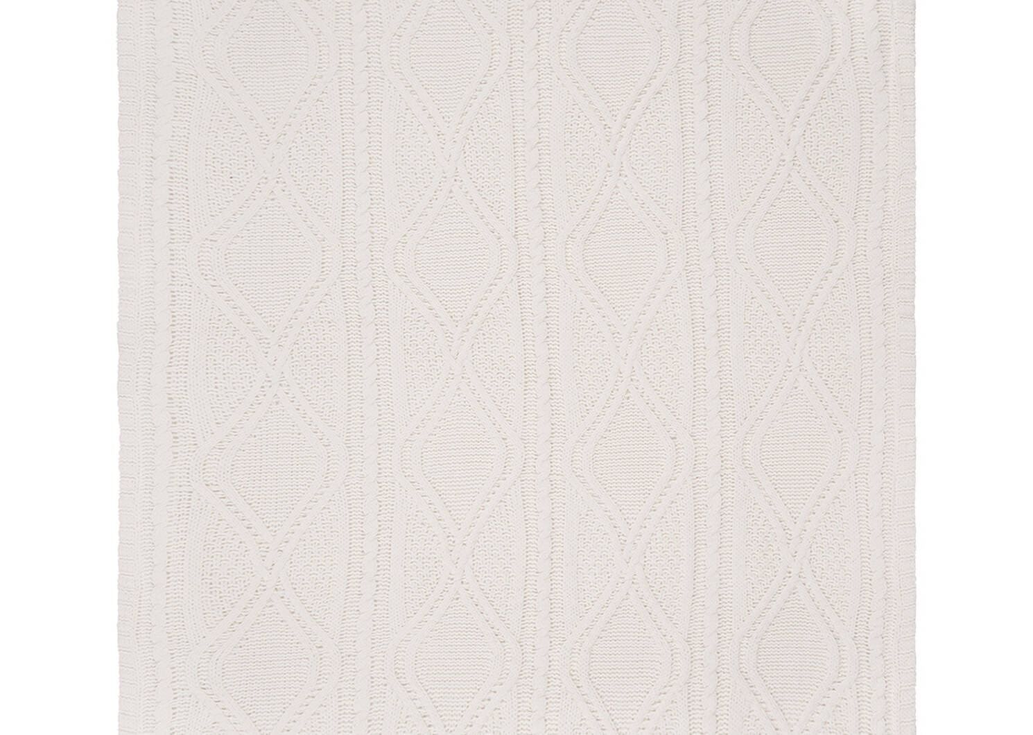 Lisette Sherpa Throw Ivory